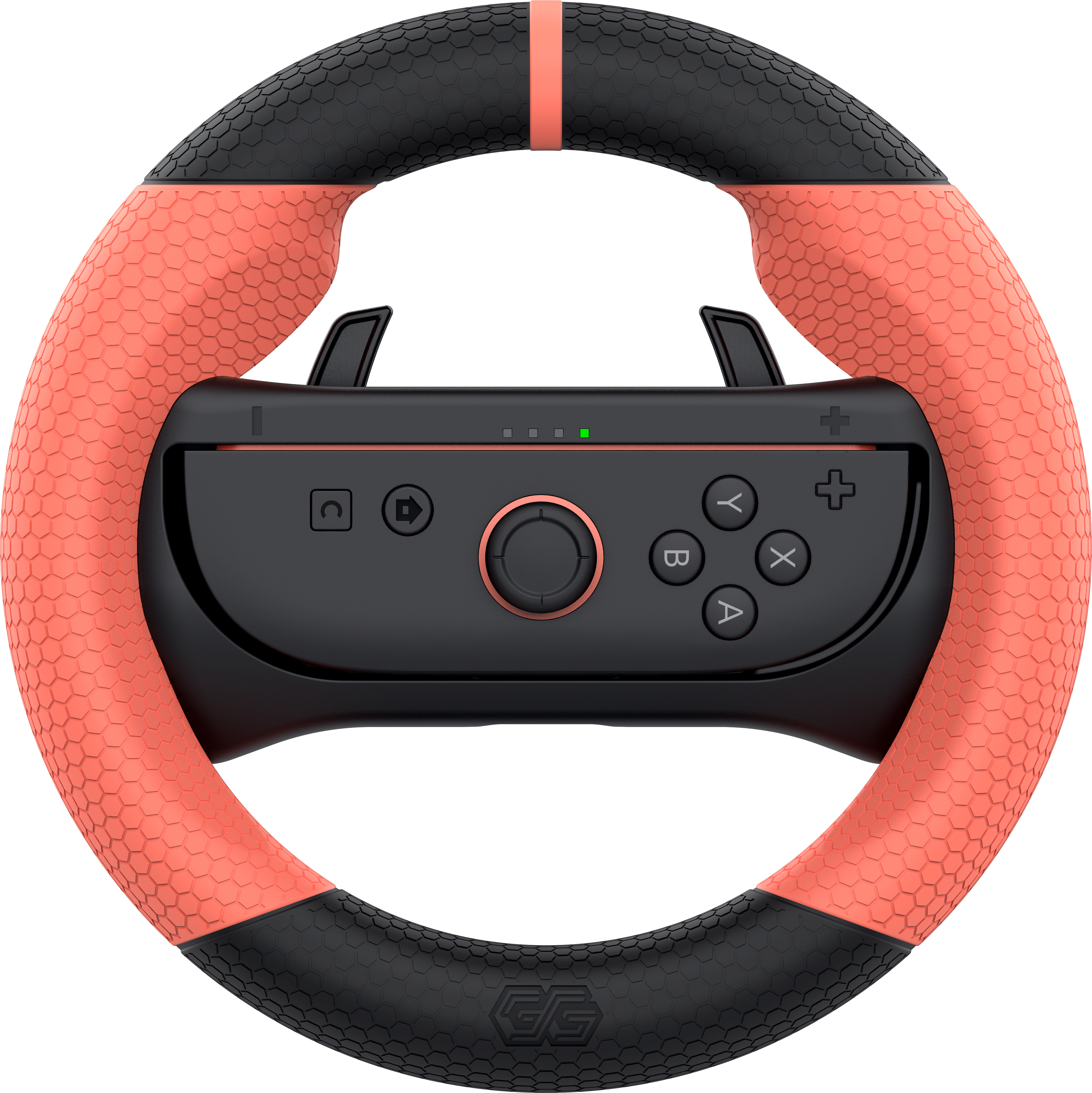 GG GRIPZ Steering Wheel - Red, SWITCH 2