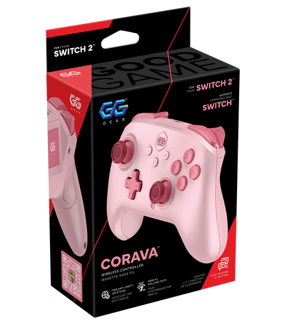 GG Wireless Controller - Corava (pink), Switch 2