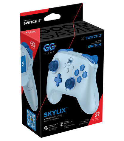 GG Gear GG Wireless Controller Skylix (Blue), SWITCH 2