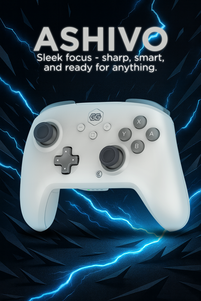 GG Gear GG Wireless Controller Ashivo (Grey), SWITCH 2